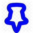 Reißzwecke  Symbol