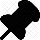 Reisszwecke Sicherheitsnadel Schulmaterial Symbol