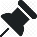 Reisszwecke Reisszwecke Buroklammer Symbol