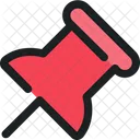 Reisszwecke Reisszwecke Buroklammer Symbol