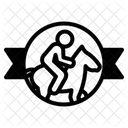 Pferde Reiten Symbol