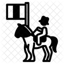 Pferde Reiten Symbol