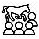 Pferde Reiten Symbol