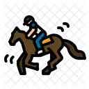 Pferde-Reiten  Symbol