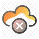Reject Cloud Computing Cloud Icon