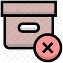 Reject Box Reject Package Parcel Icon