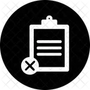 Reject document  Icon