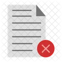 Reject Cancel Delete Icon