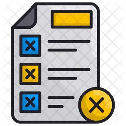 Reject List  Icon