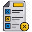Reject List Right Positive Icon