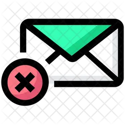 Reject Mail  Icon