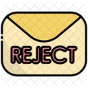 Reject mail  Icon