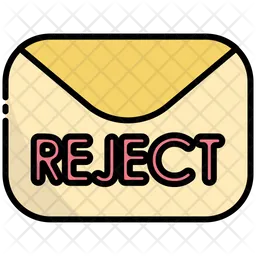 Reject mail  Icon