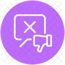 Thumbs Down Reject Dislike Icon