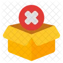Reject Product Box Package Icon