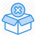 Reject Product Box Package Icon