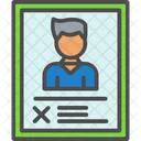 Reject Profile  Icon