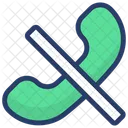 Cancel Call No Communication End Call Icon
