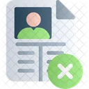 Rejected Not Selected Icon