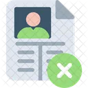 Rejected Not Selected Icon