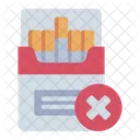 Rejected Cigarette Cigarette Pack No Smoking Icon