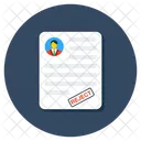 Rejected Cv  Icon