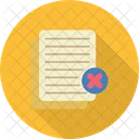 Rejected Document  Icon
