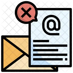 Rejected Email  Icon