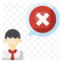 Rejected Employee Rejected Worker Dismissal Icon
