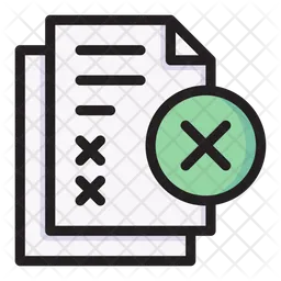 Rejected File  Icon