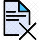 Rejected File  Symbol