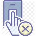 Rejected Fingerprint  Icon