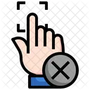 Rejected Scan Rejected Finger Icon