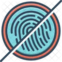 Rejected Dermatoglyphics Dactyloscopy Icon