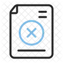Rejected Document Cancel Icon