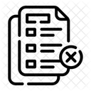 Rejected Files And Folders Page Icon