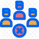 Rejected Rejected Candidate Not Selected Icon