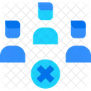 Rejected Rejected Candidate Not Selected Icon