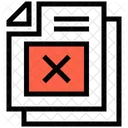 Rejected Rejected File File Reject Icon