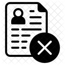 Rejected Reject Cv Icon