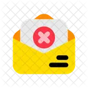 Rejected Application Letter Symbol