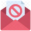 Rejected Mail Rejected Email Rejection Icon