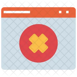 Rejeitar acesso à web  Ícone
