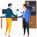 Trato Comercial Apreton De Manos Relacion Comercial Icon