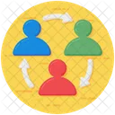 Relacion De Usuario Empleados Personal Icon
