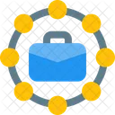 Relacion De Trabajo Negocios Documento Icon