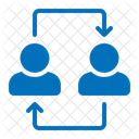 Relacionamento Seta Circular Ciclo De Feedback Ícone