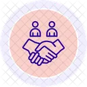 Relações com clientes  Ícone