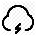 Nube Relampago Icon