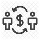 Relation People Dollar Icon